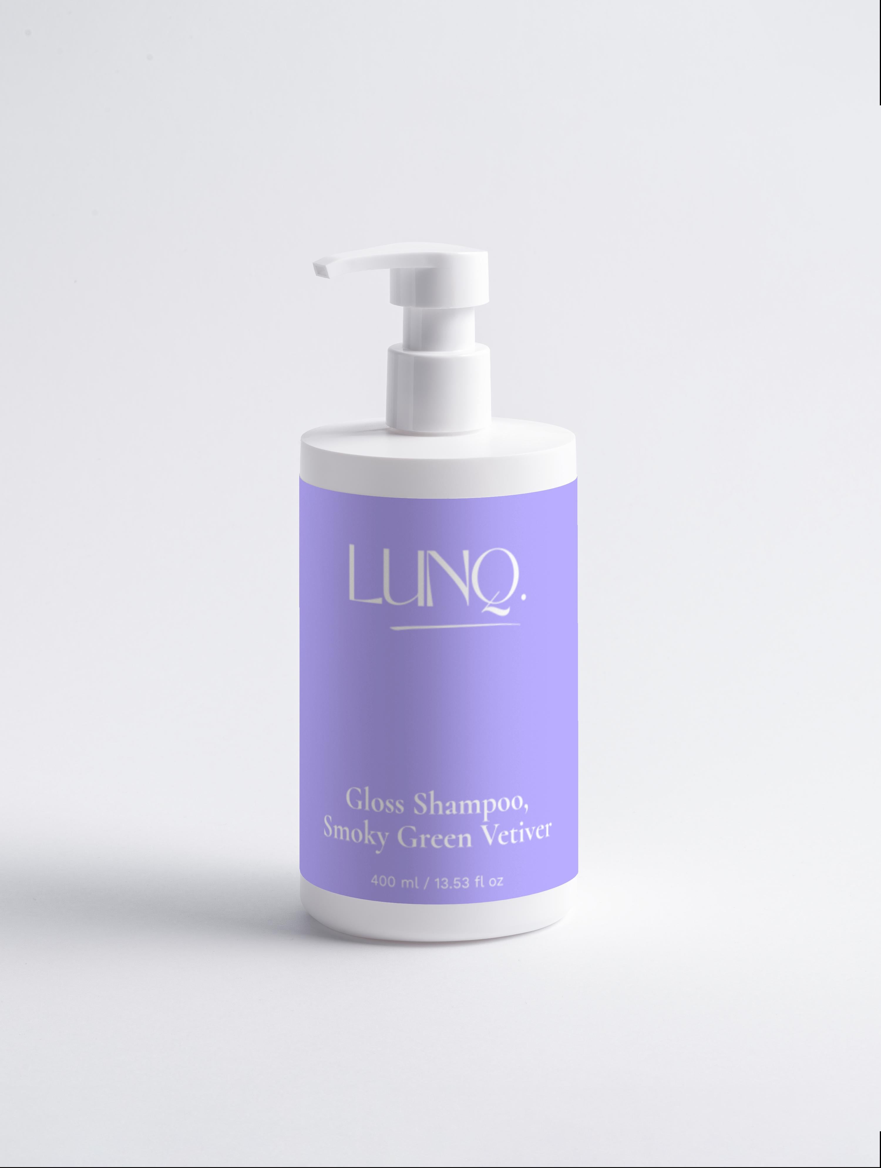 Gloss Shampoo, Smoky Green Vetiver