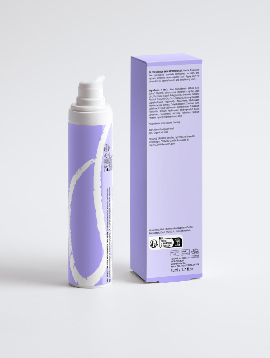 Sensitive Skin Moisturiser, Fragrance Free